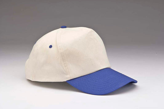 BH03 Natural Cotton Contrast Cap - 5 Colours